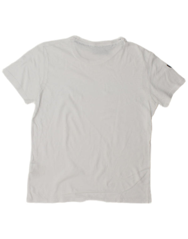Camiseta masculina Superdry Top grande algodão branco