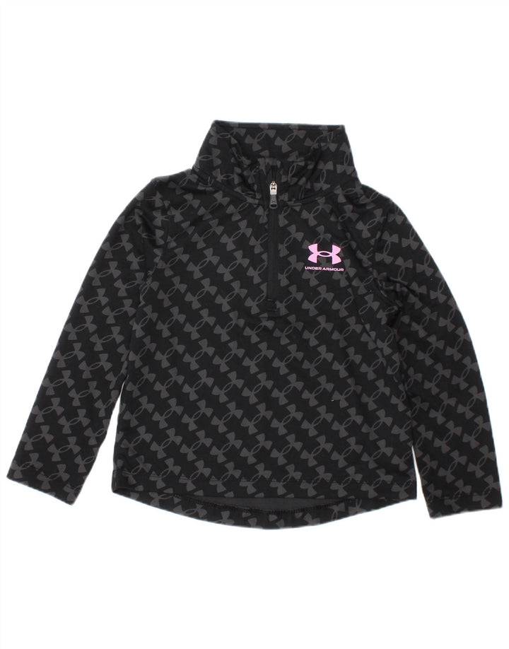 Under Armour Bebê Meninas Pulôver Treino Top 12-18 Meses Preto