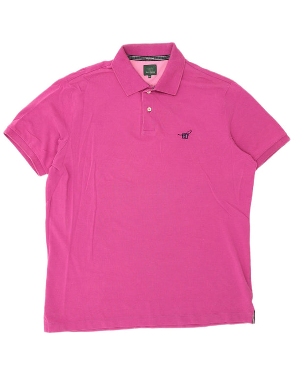 Camisa pólo masculina Henry Cottons 2XL rosa