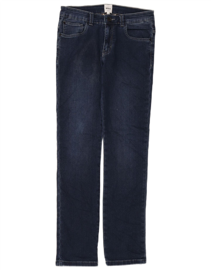 HUGO BOSS Meninos Jeans Slim 11-12 Anos XS Azul