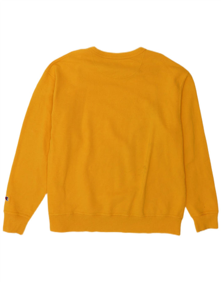 Campeão Mens Moletom Jumper XL Amarelo