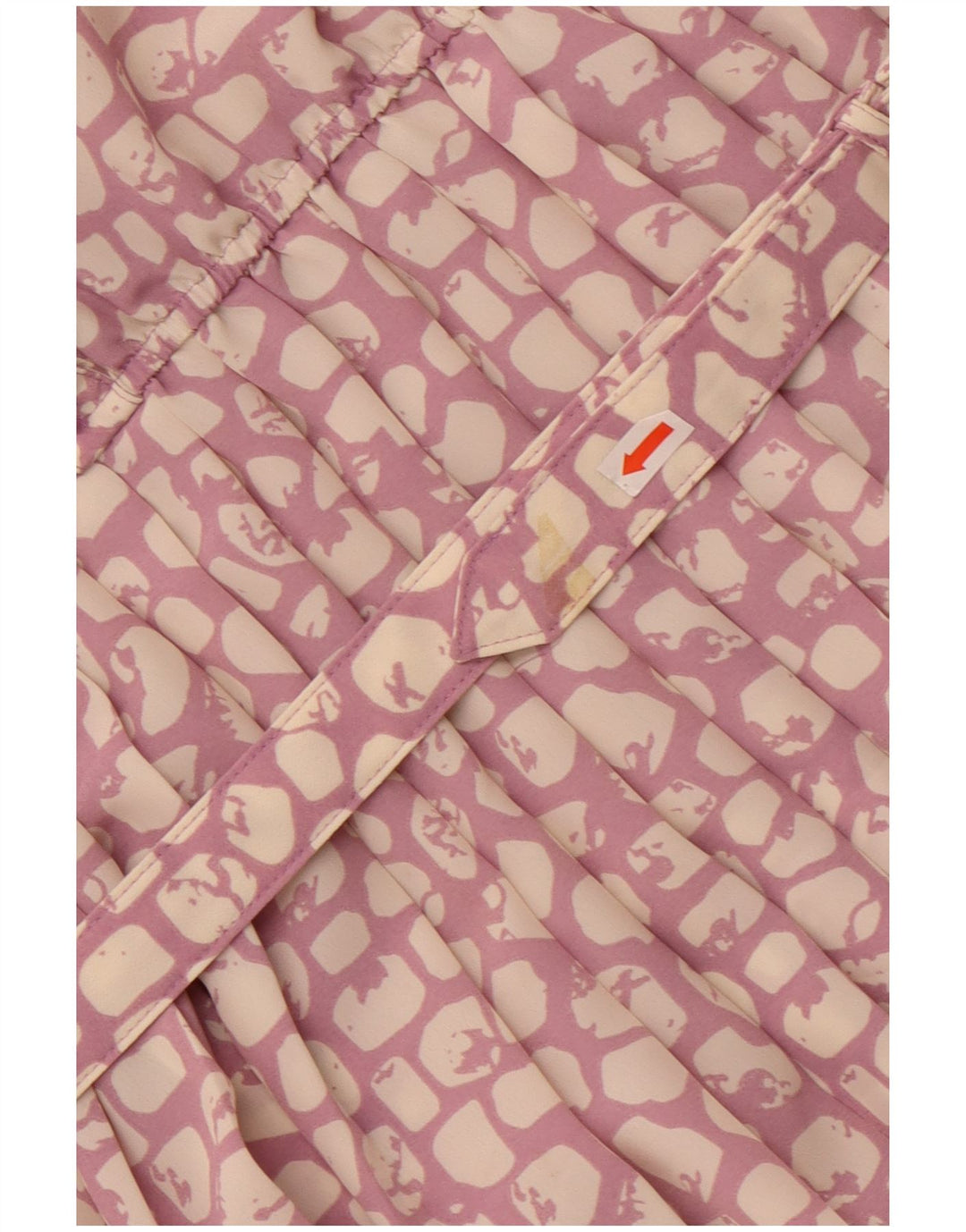 Vestido maxi feminino clássico Reino Unido 16 grande roxo estampa animal poliéster