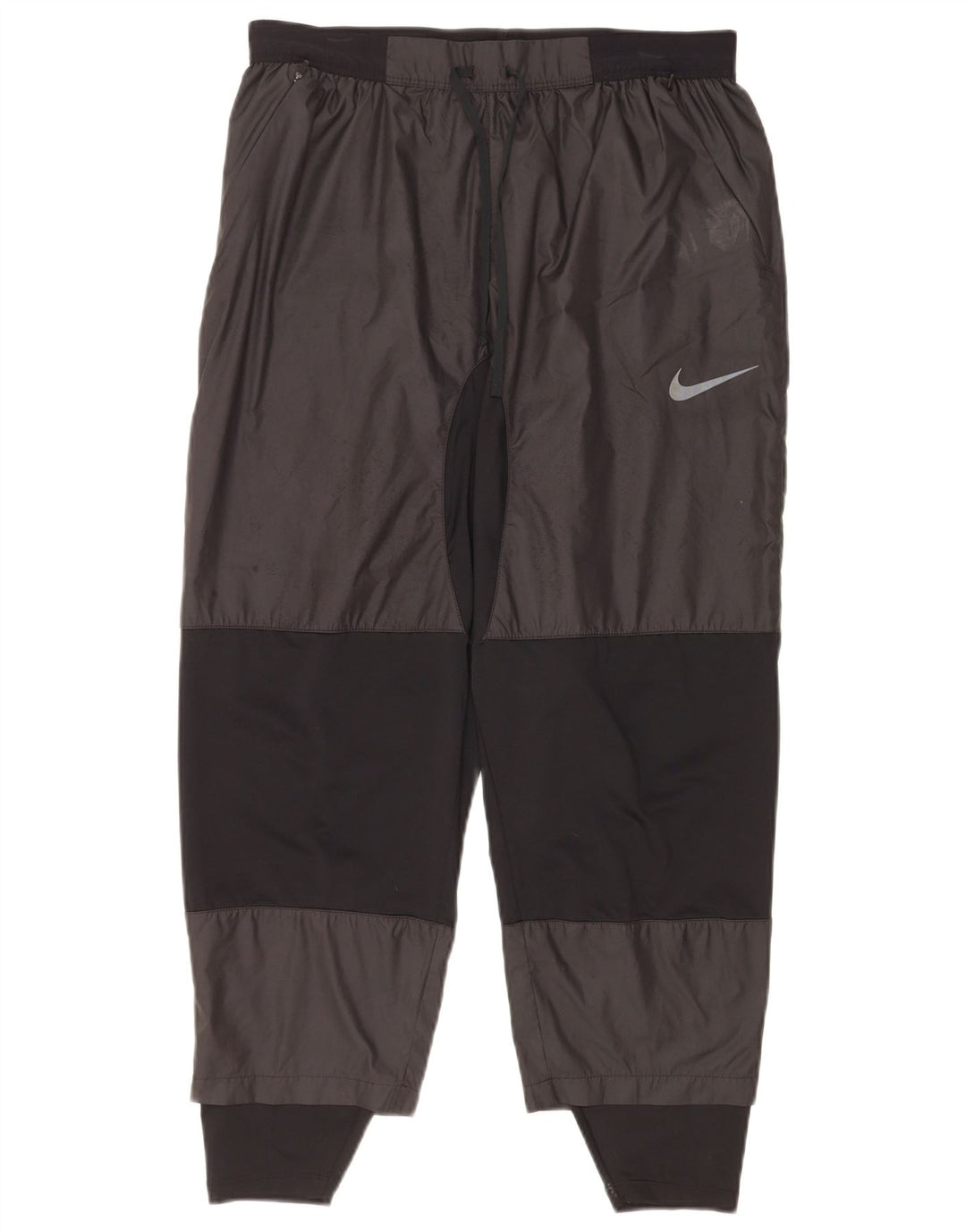 Calça de treino masculina Nike grande preto colorblock poliéster