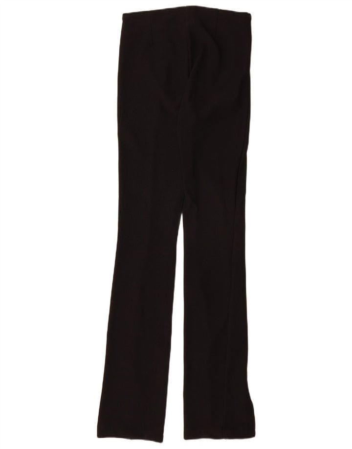 Zara Leggings Flare Mulher UK 6 XS Preto