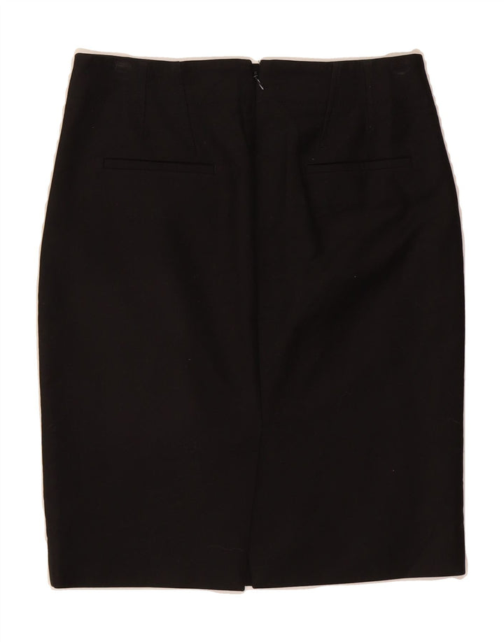 J. CREW Womens Pencil Skirt US 0 XS W25  Black Cotton Vintage J. Crew and Second-Hand J. Crew from Messina Hembry 