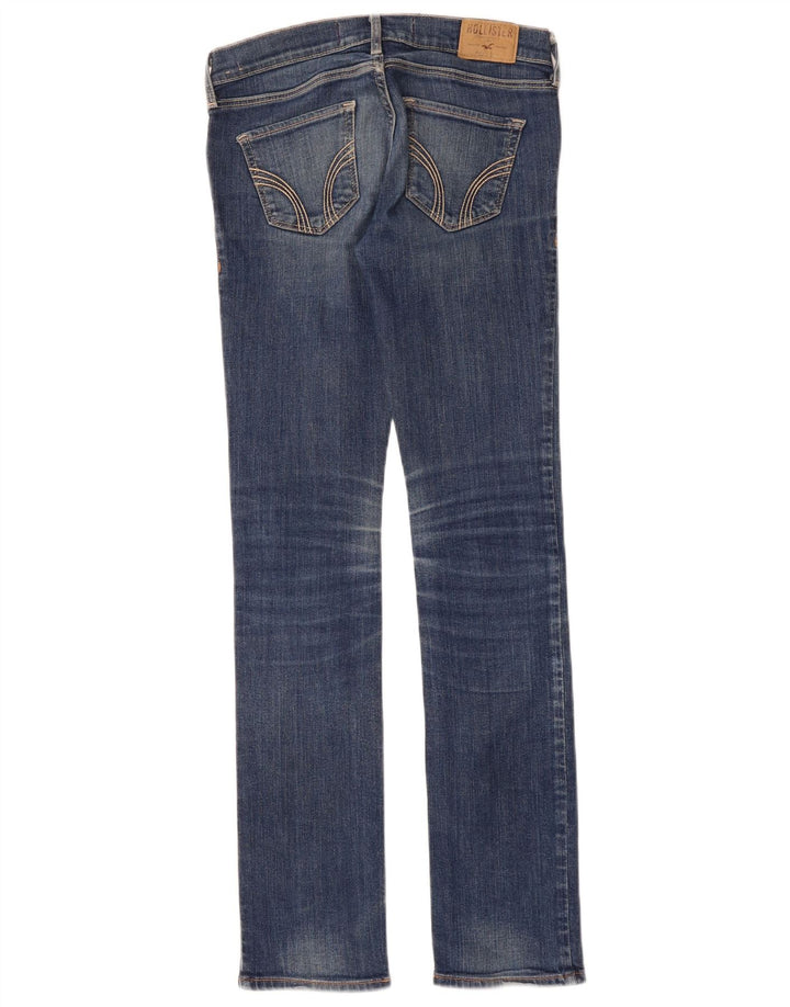 Calça jeans feminina HOLLISTER US 1 XS W25 L31 azul algodão