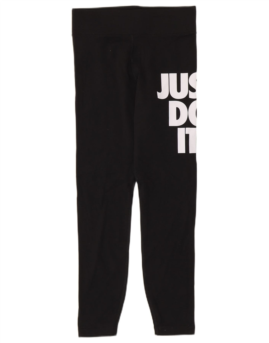 Leggings Nike Femininas Graphic UK 8 Pequenas Algodão Preto