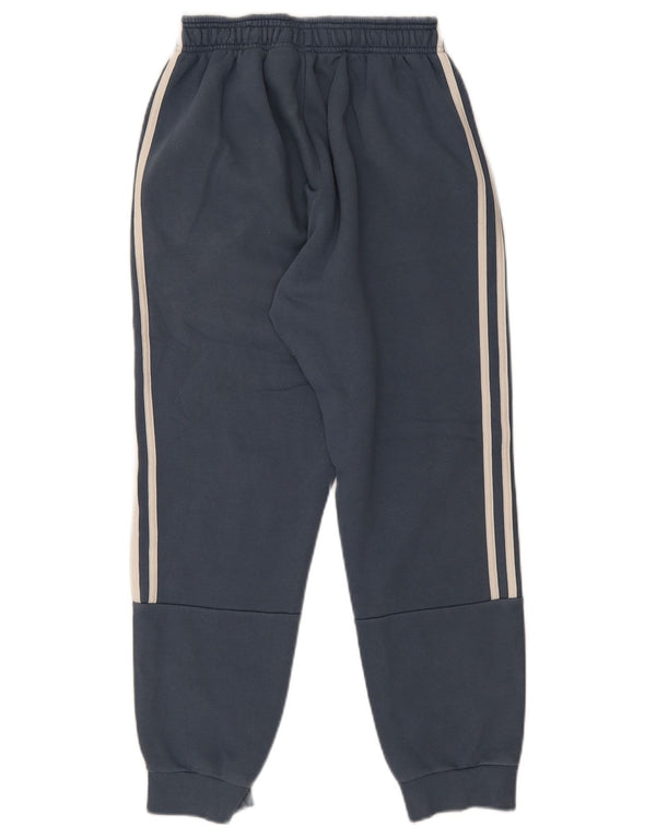 Adidas Mens Treino Calças Joggers Pequeno Azul Algodão