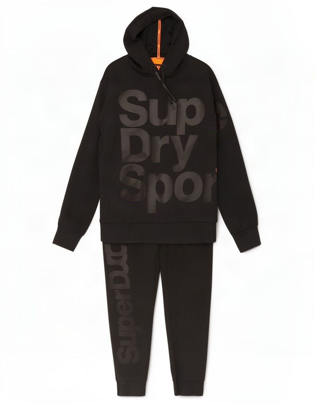 Superdry Mens Graphic Full Tracksuit Grande Algodão Preto