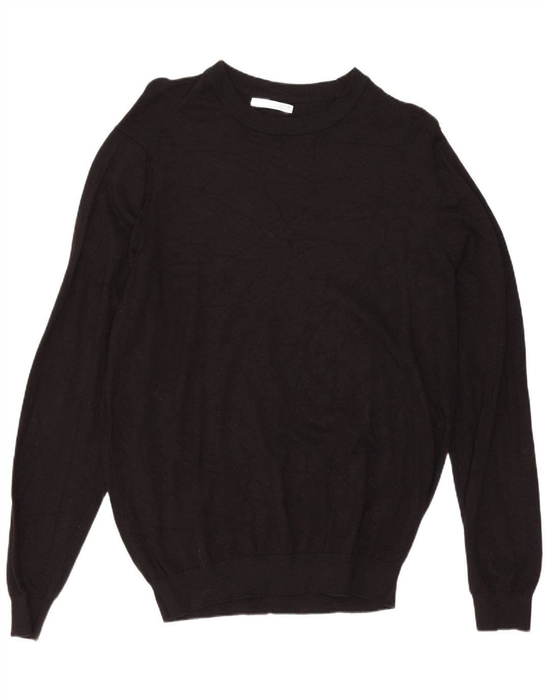 Zara Suéter masculino com gola canoa médio preto