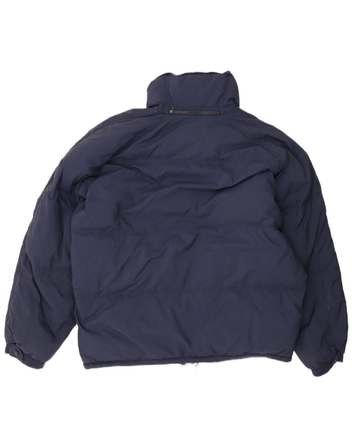 Jaqueta de esqui masculina com capuz Ellesse IT 56 3XL azul marinho poliamida
