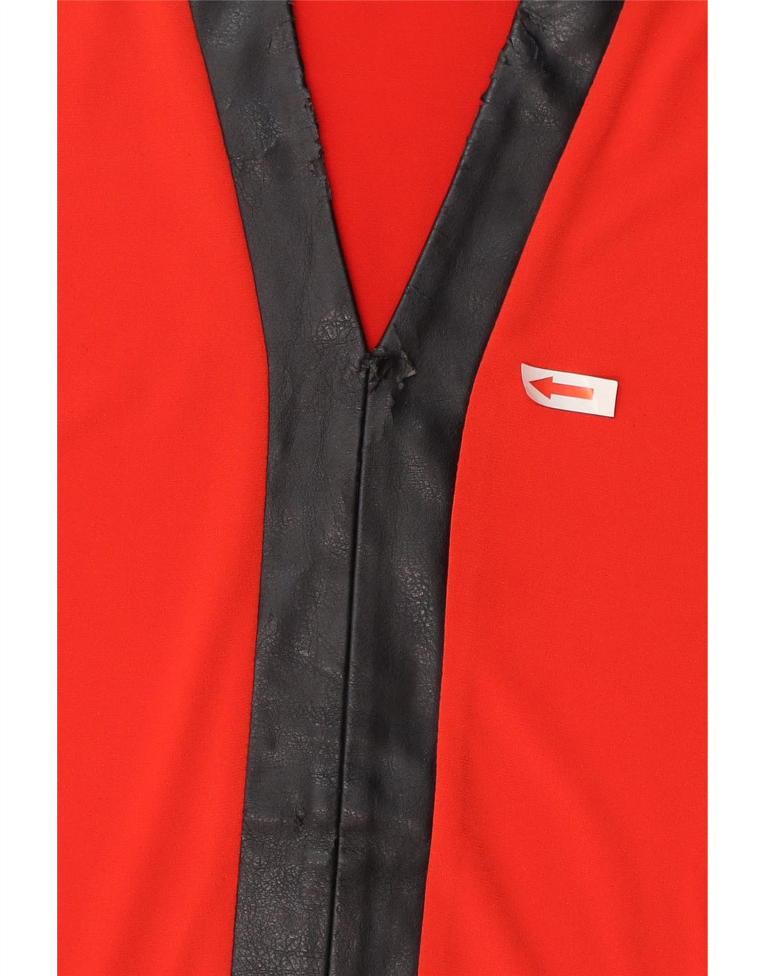 Blusa Feminina Calvin Klein Top UK 10 Pequeno Poliéster Colorblock Vermelho