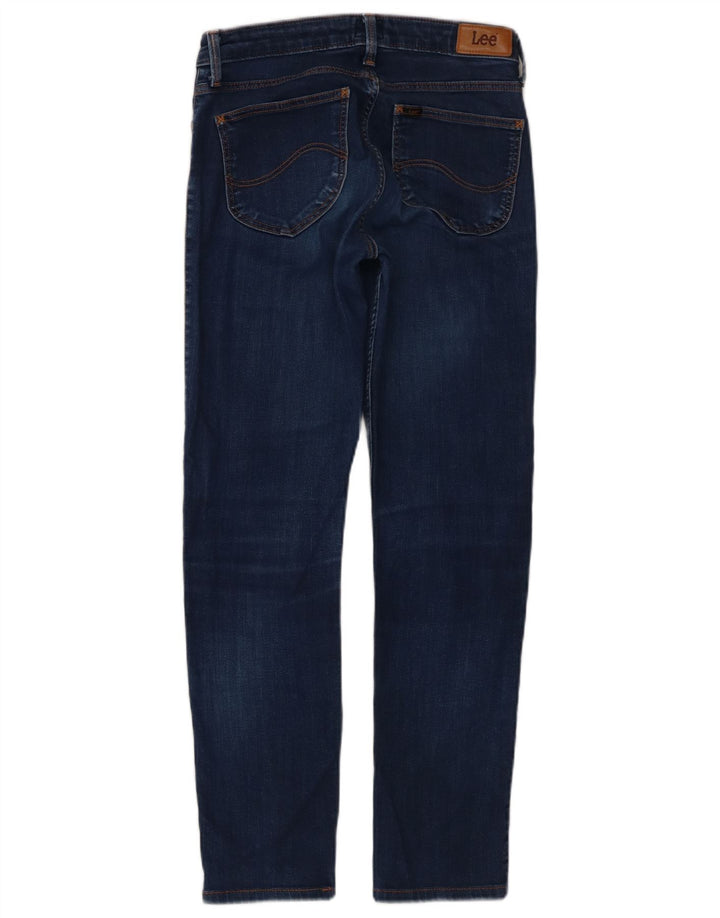 Lee Womens Elly Slim Jeans W28 L28 Azul Marinho Algodão