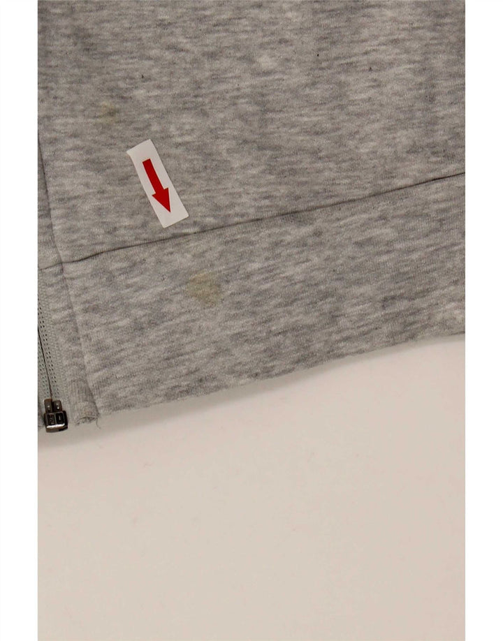 Suéter Puma masculino com capuz e zíper XL cinza algodão