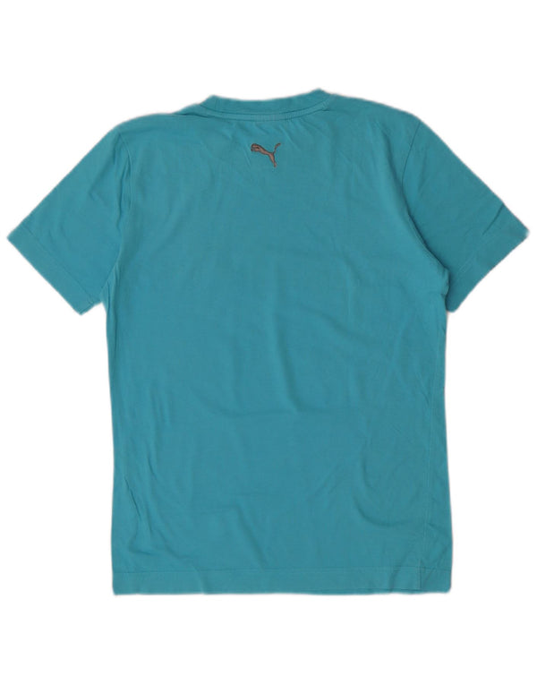 Puma Mens Graphic Camiseta Top XS Azul