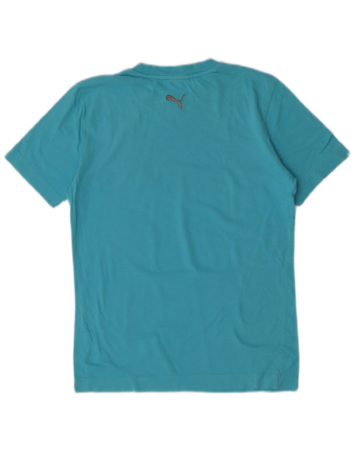 Puma Mens Graphic Camiseta Top XS Azul