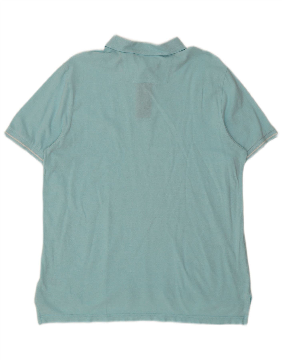 Camisa polo masculina CHAPS algodão azul médio