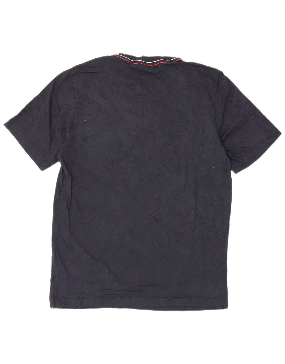 Adidas Mens Graphic T-Shirt Top Médio Algodão Azul Marinho