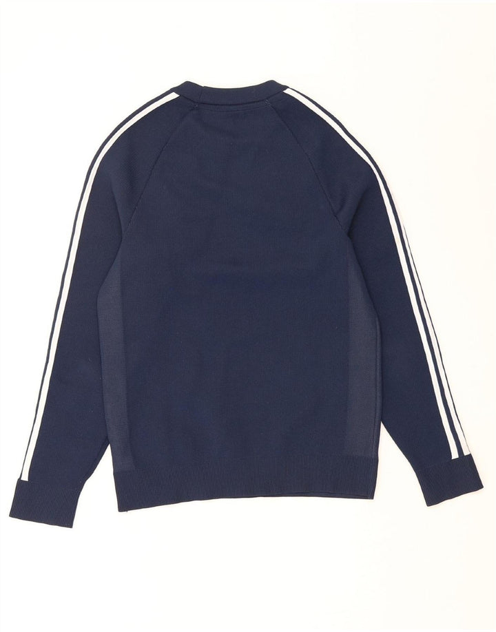 ADIDAS Mens Sweatshirt Jumper XS Navy Blue Polyester