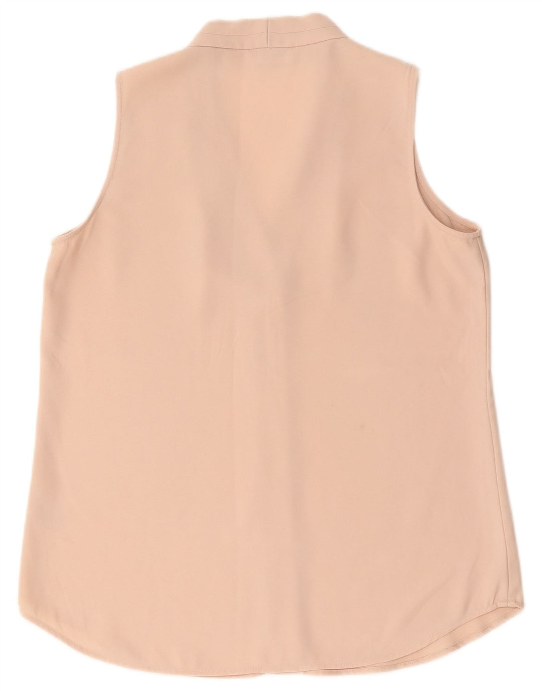 Blusa feminina sem mangas Calvin Klein, tamanho 14, grande, rosa, poliéster