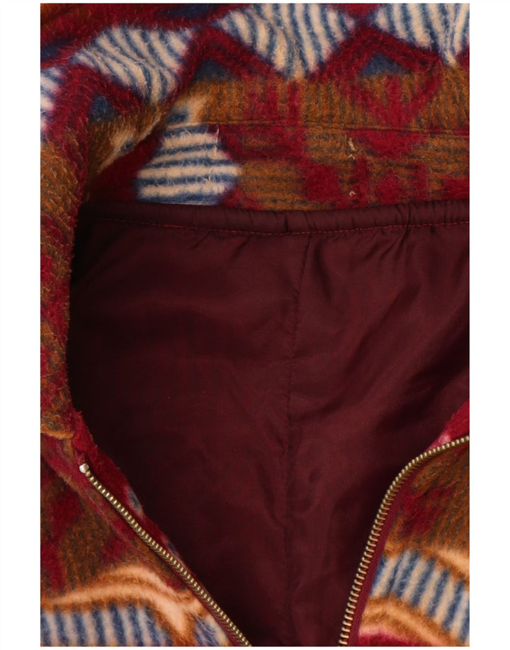 Jaqueta bomber masculina vintage UK 42 XL multicolorida Fair Isle