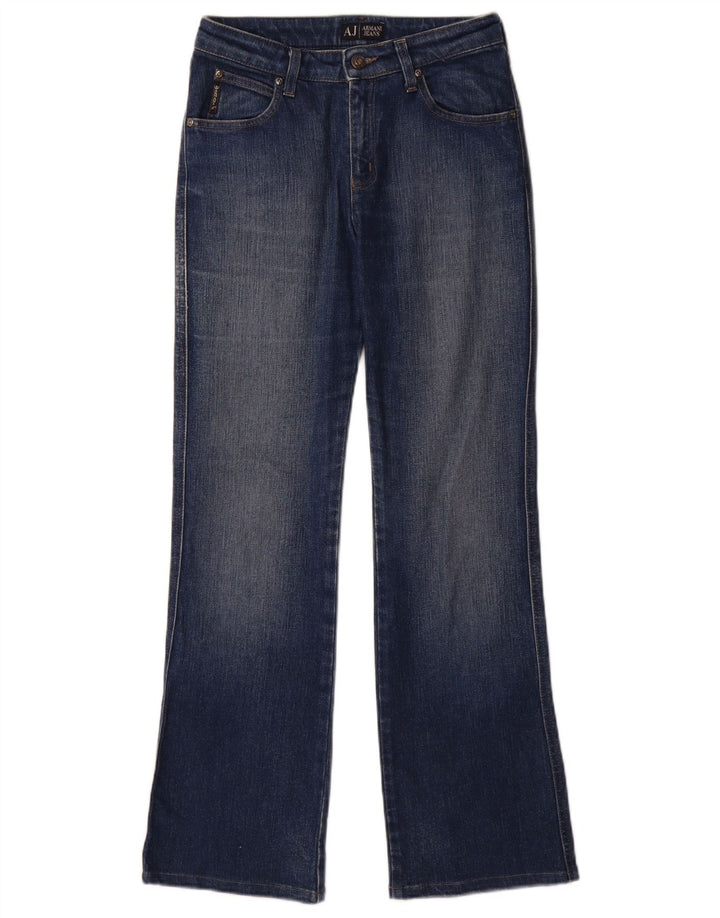 Armani feminino bootcut jeans W27 L29 algodão azul