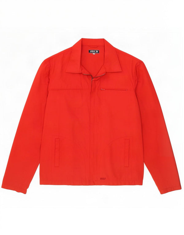 Jaqueta utilitária masculina Rifle UK 42 XL algodão vermelho