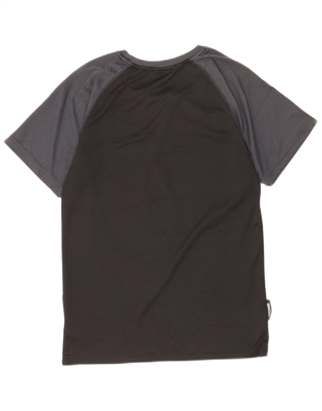 Mountain Warehouse Camiseta masculina IsoCool Top pequeno bloco colorido preto