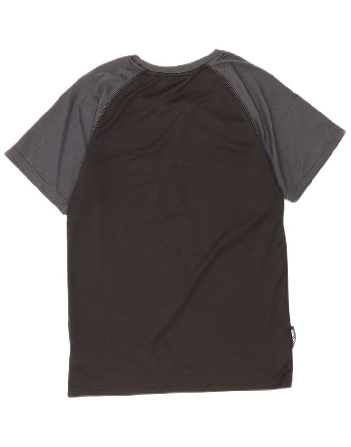 Mountain Warehouse Camiseta masculina IsoCool Top pequeno bloco colorido preto