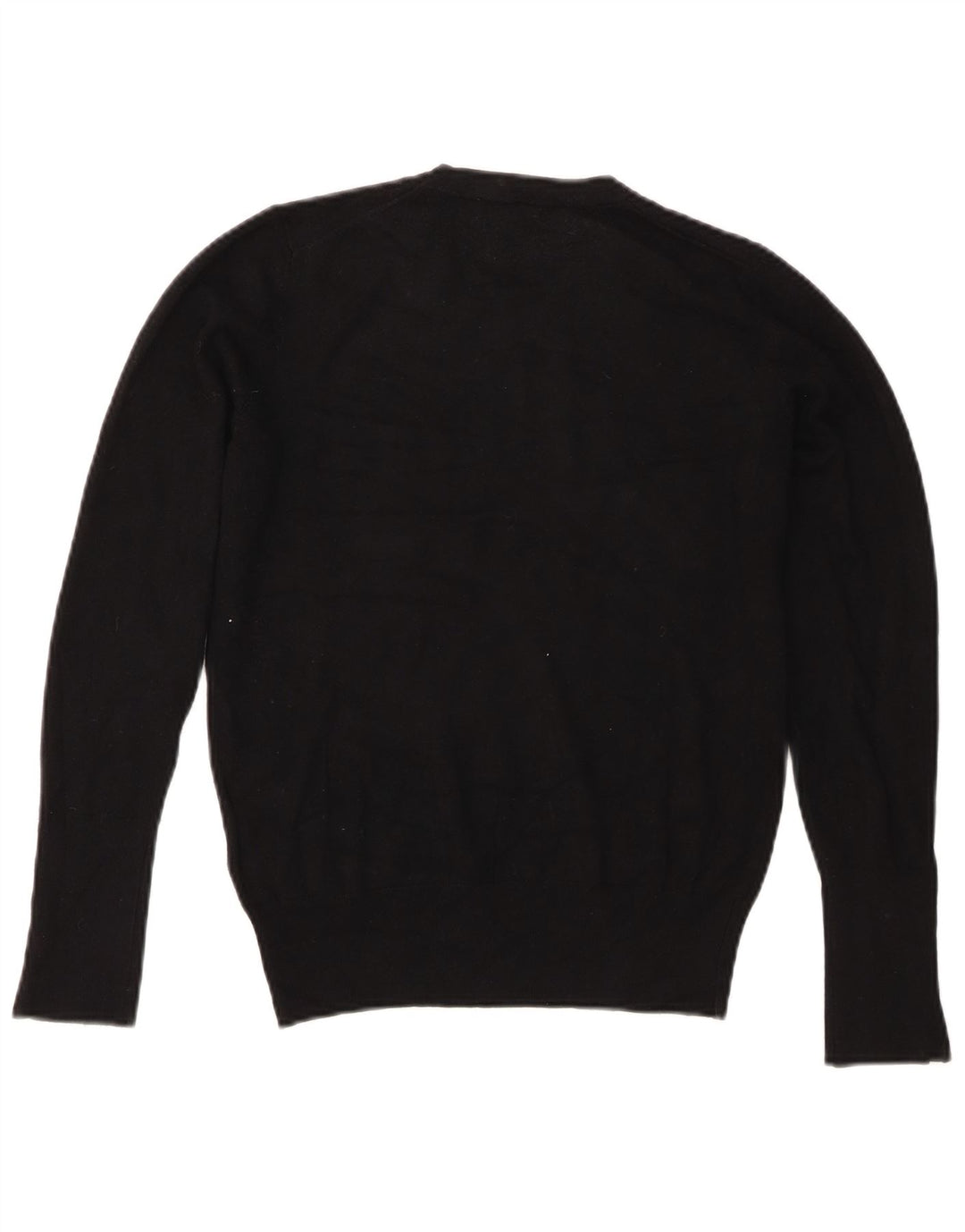 Zara Suéter feminino com gola redonda, Reino Unido 16, grande, preto