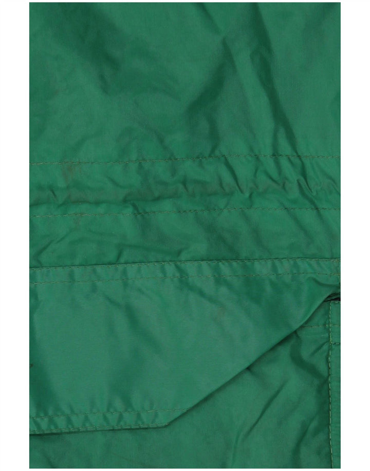Jaqueta de chuva masculina com capuz K-Way UK 42 XL poliamida verde