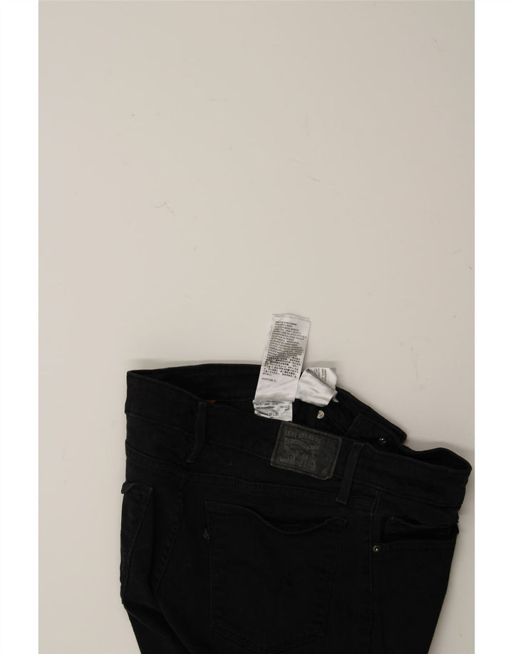 LEVI'S Womens 711 Distressed Skinny Jeans W30 L30  Black Cotton Vintage Levi's and Second-Hand Levi's from Messina Hembry 