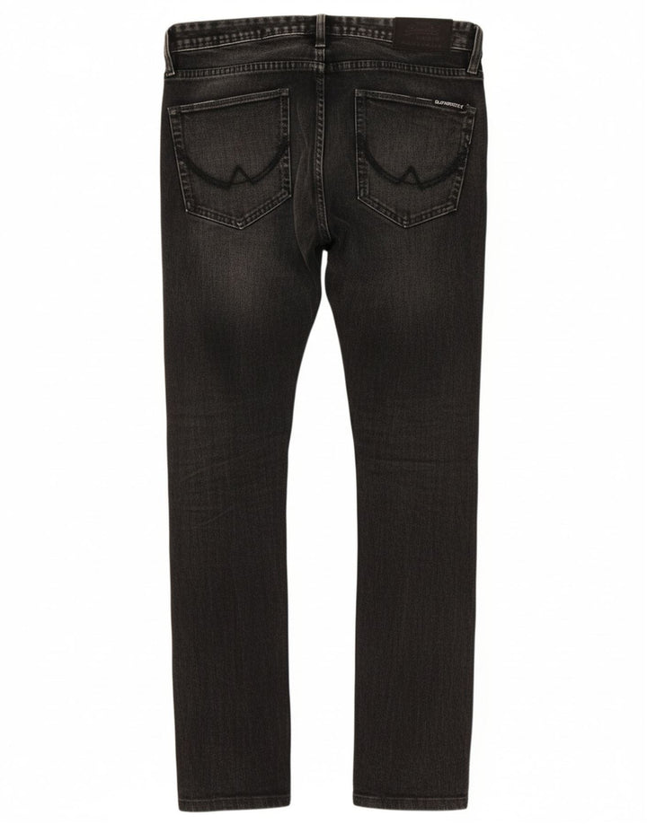 Calça jeans skinny masculina SUPERDRY W29 L32 algodão cinza