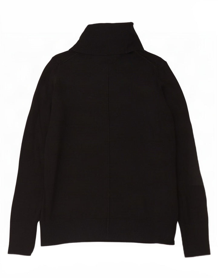 Suéter masculino Gap com gola redonda e algodão preto pequeno