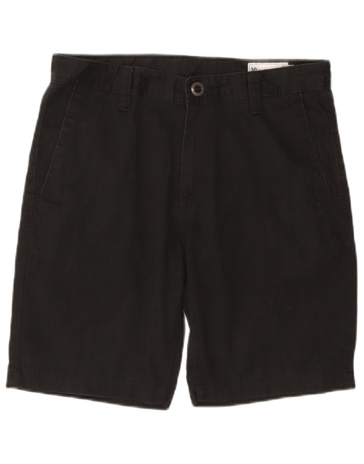 Volcom Mens Chino Shorts W30 Médio Algodão Azul Marinho