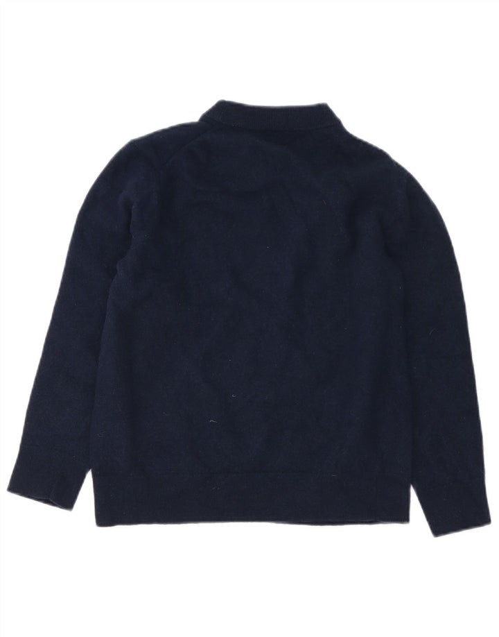 Suéter Gant Boys com gola tartaruga 11-12 anos lã de cordeiro azul marinho