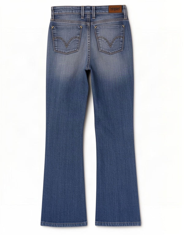 Calça jeans feminina Levi's 629 Bootcut W28 L30 azul