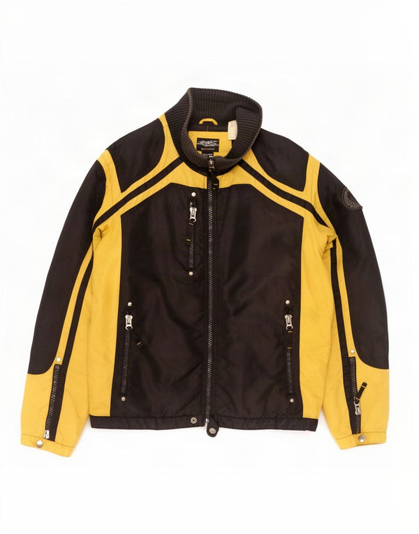 Jaqueta masculina Energie Graphic Racer UK 44 2XL preta Colourblock poliamida