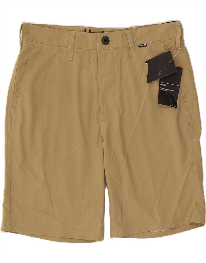 HURLEY Womens Chino Shorts W29 Medium Brown Nylon Vintage Hurley and Second-Hand Hurley from Messina Hembry 