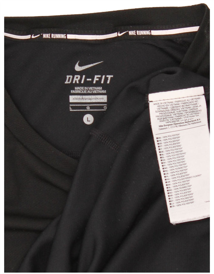 Camiseta Nike Masculina Dri Fit Top Grande Poliéster Preto