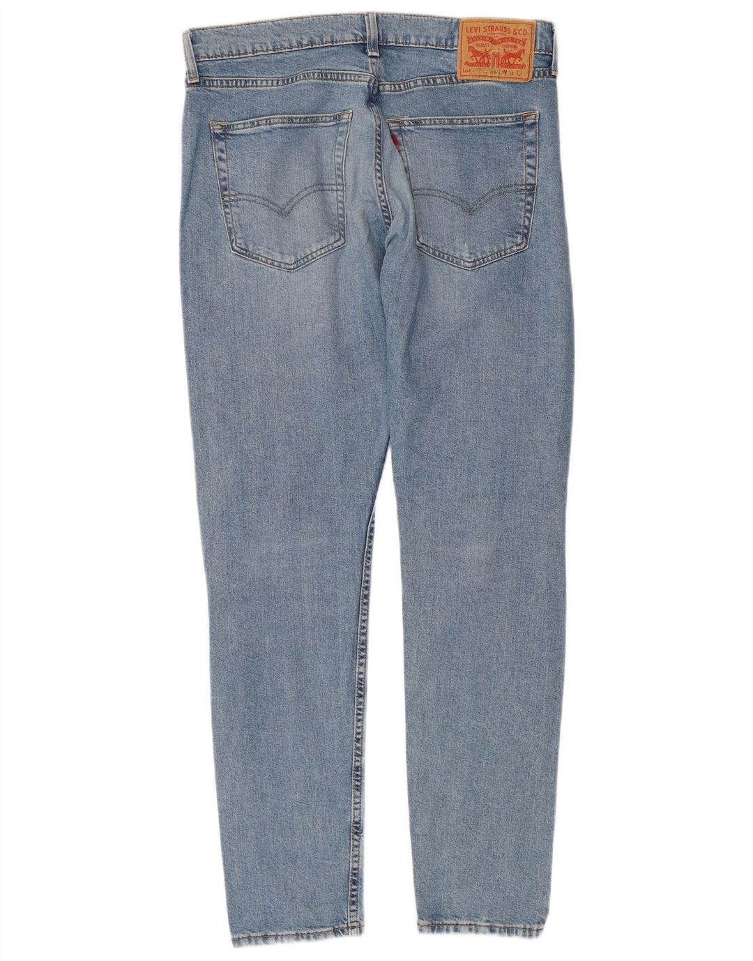 Calça jeans masculina Levi's 512 Distressed Slim Tapered W34 L32 Azul Algodão