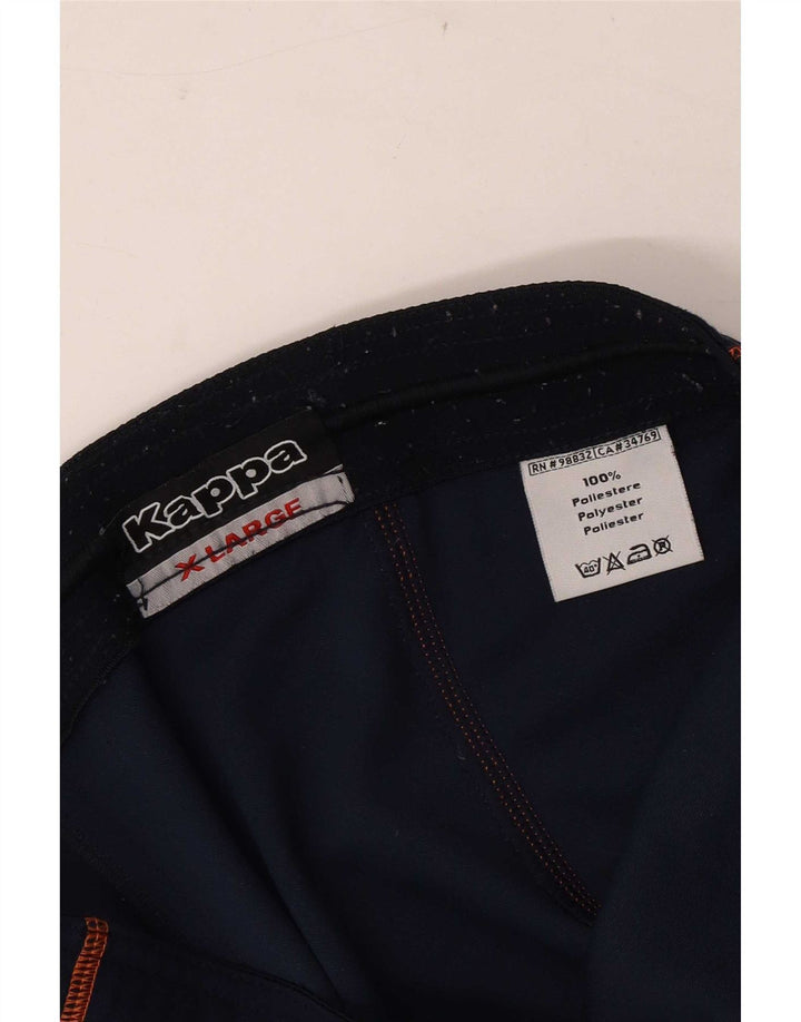 Calça de treino masculina Kappa XL azul marinho poliéster