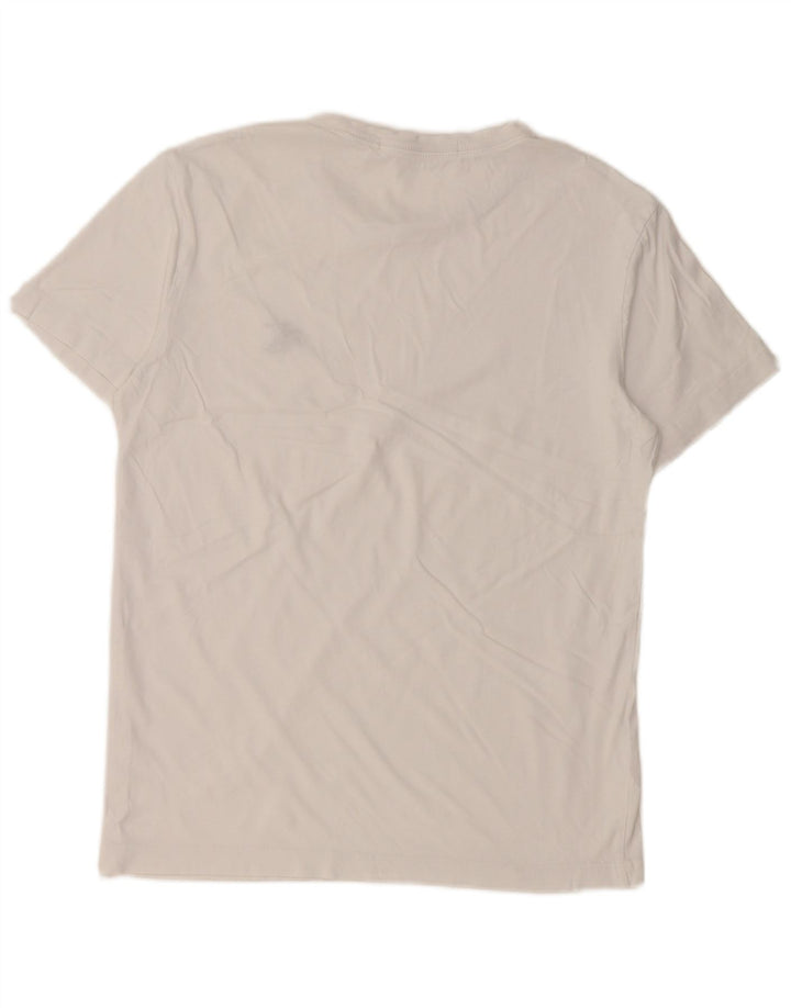 Camiseta feminina CALVIN KLEIN UK 14 médio branco