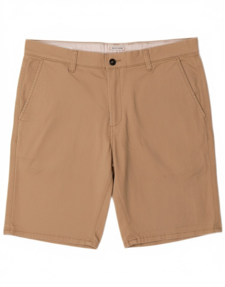JACK & JONES Mens Regular Fit Chino Shorts XL W38 Algodão Bege