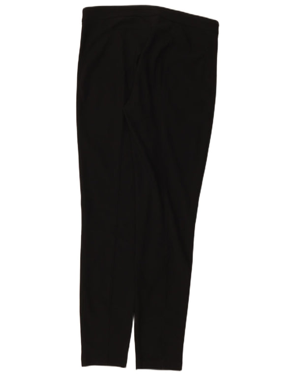 Calça skinny casual feminina Benetton UK 12 médio W32 L30 poliéster preto