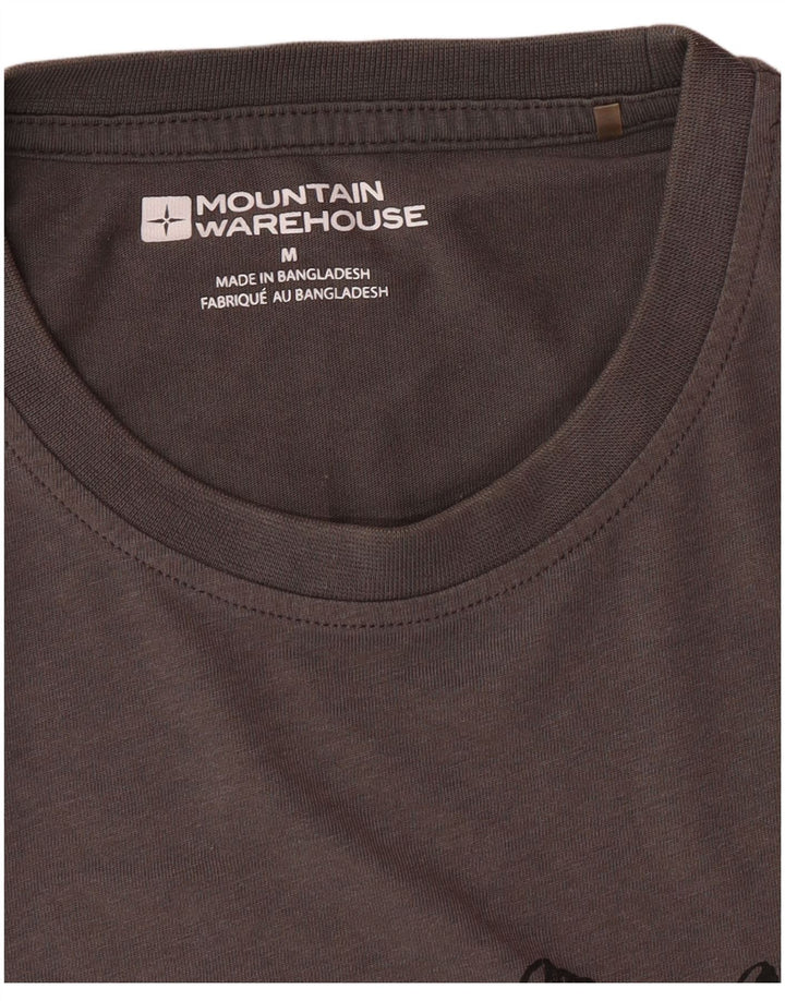 Camiseta gráfica masculina MOUNTAIN WAREHOUSE cinza médio