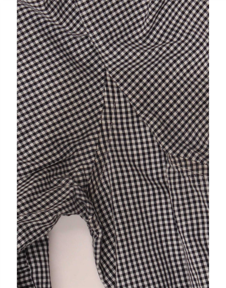 Camisa masculina Tommy Hilfiger 2XL algodão xadrez preto