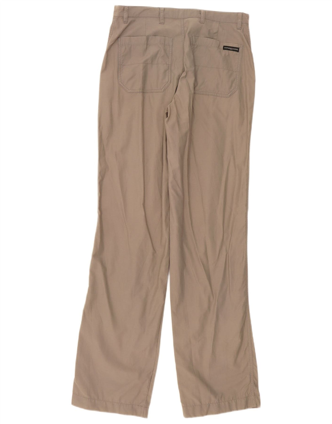 Calça chino reta masculina Marlboro Classics EU 46 pequena W32 L34 cinza