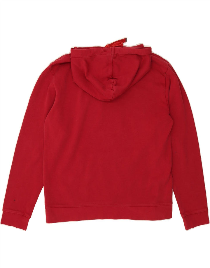 NORTH SAILS Mens Graphic Hoodie Jumper XL Red Cotton Vintage North Sails and Second-Hand North Sails from Messina Hembry 