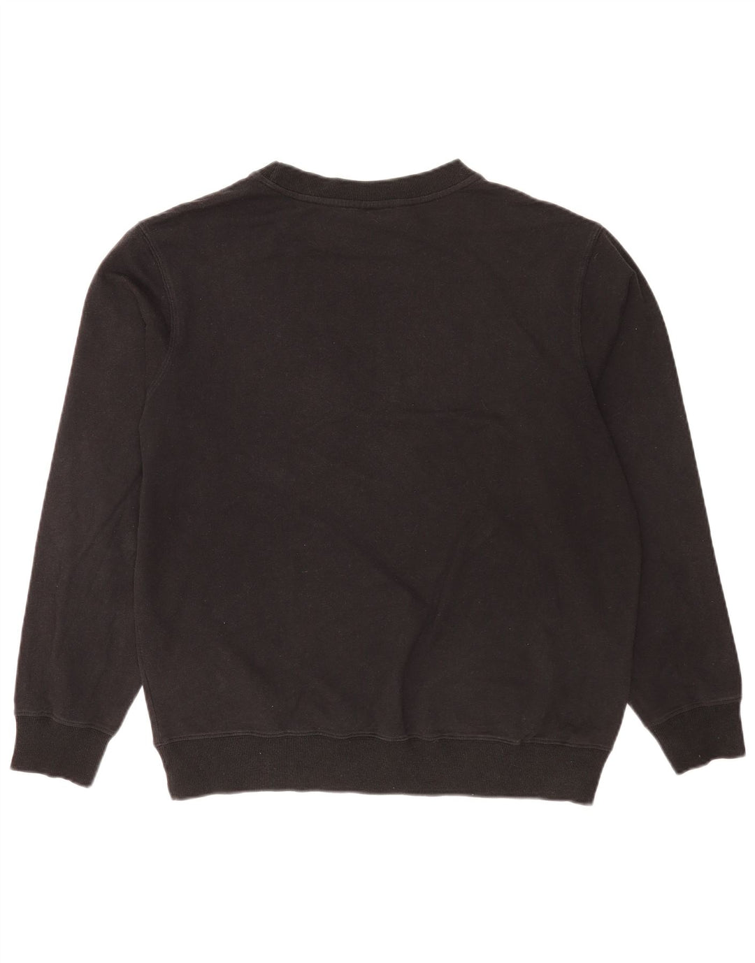 Fila moletom gráfico masculino jumper grande algodão preto